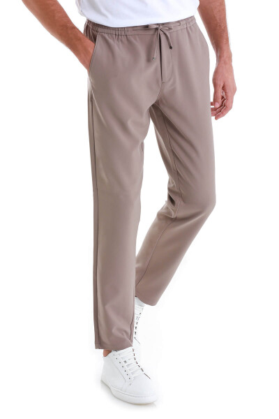 Vizon Dinamik Fit Düz Yandan Cepli Jogger Pantolon - 4