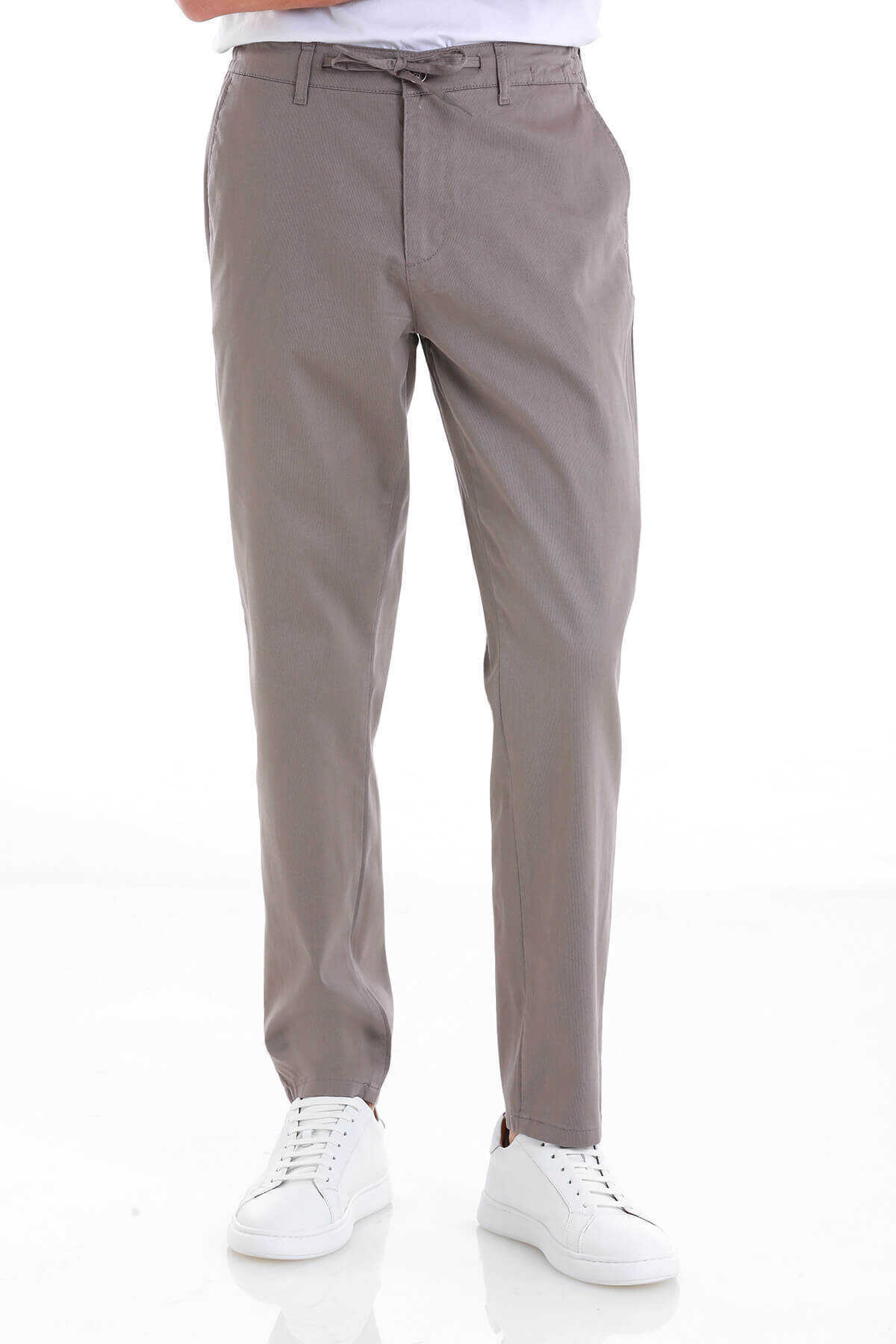 Vizon Dinamik Fit Düz Yandan Cepli Jogger Pantolon - 1