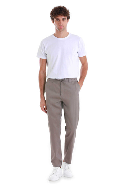 Vizon Dinamik Fit Düz Yandan Cepli Jogger Pantolon - 2