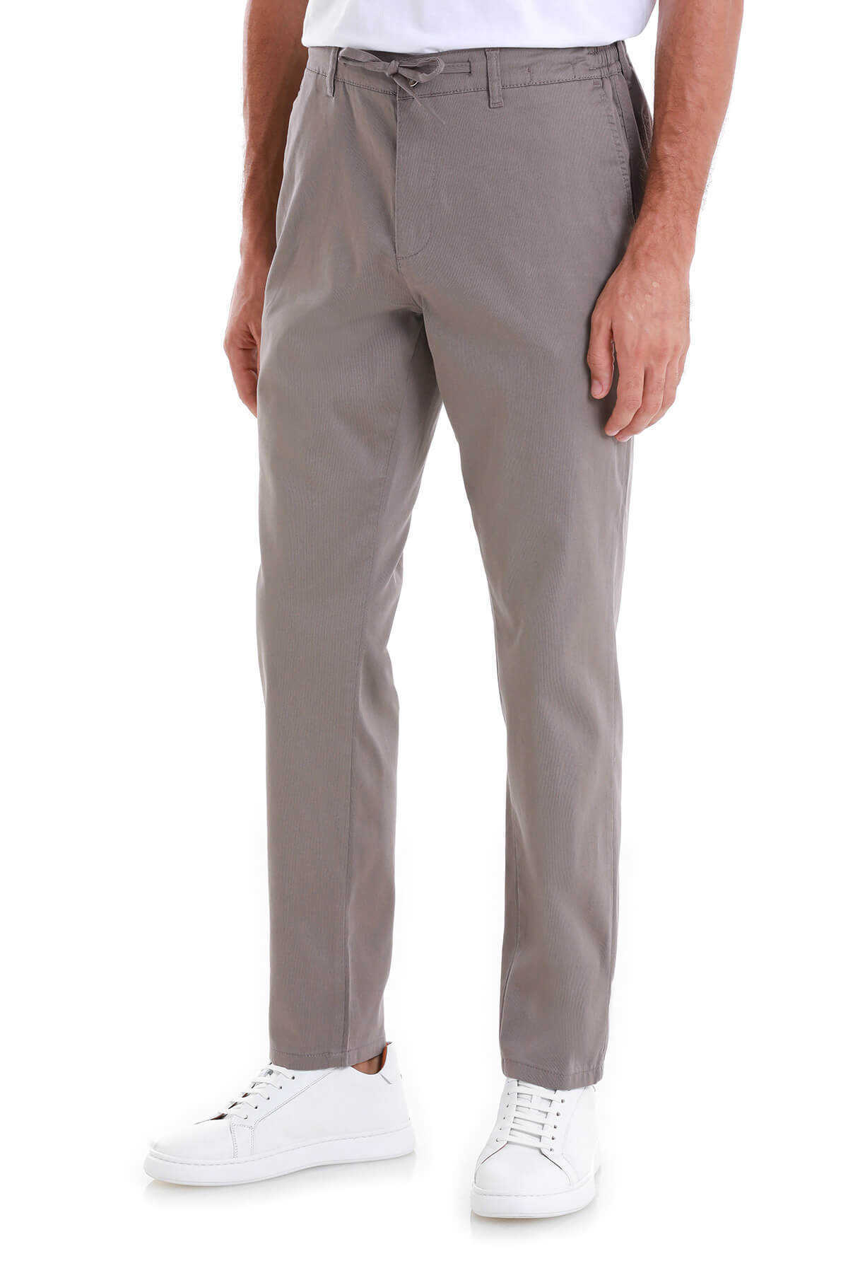 Vizon Dinamik Fit Düz Yandan Cepli Jogger Pantolon - 3