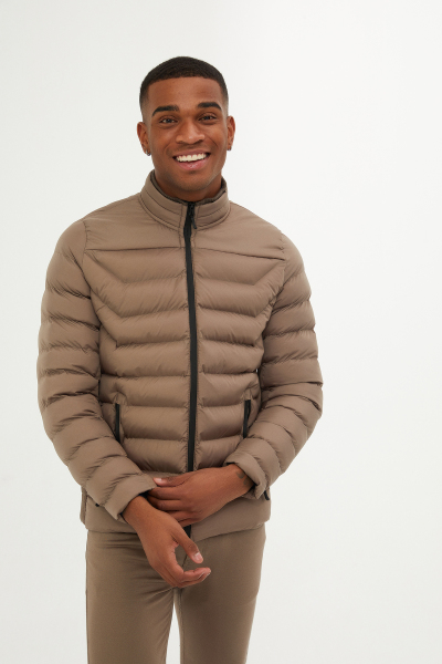 Vizon Hakim Yaka Şişme Mont - 5