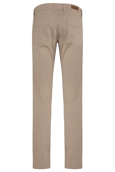 Vizon Desenli Slim Fit Pantolon - 2