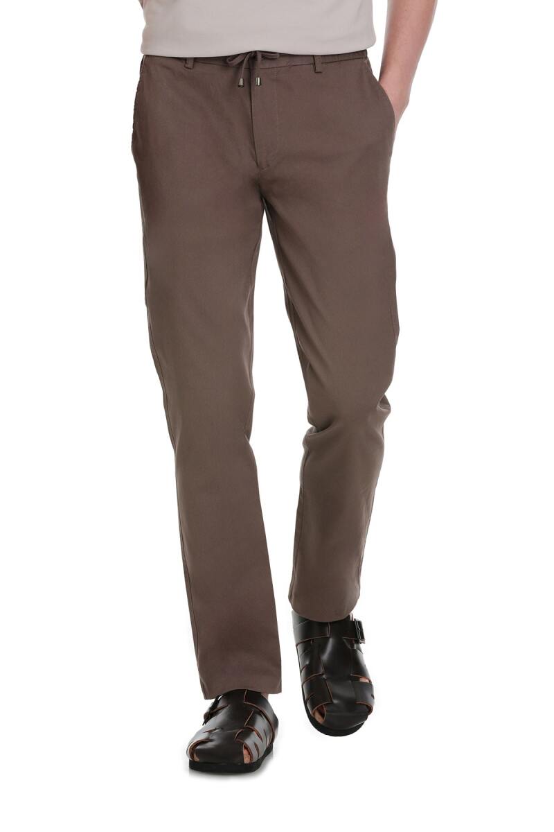 Vizon Rahat Kesim Pamuklu Yandan Cepli Jogger Pantolon - HTML