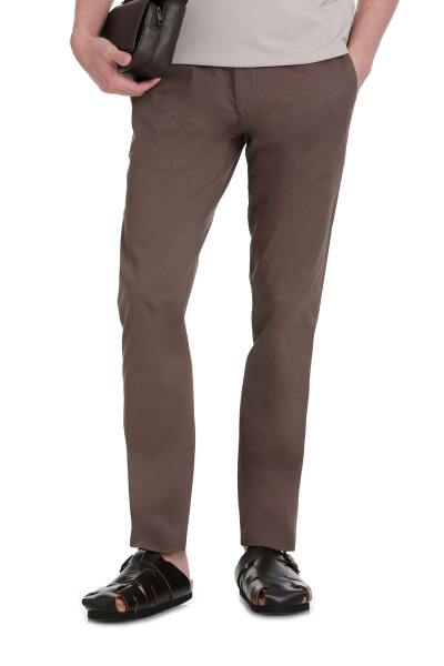 Vizon Rahat Kesim Pamuklu Yandan Cepli Jogger Pantolon - 3