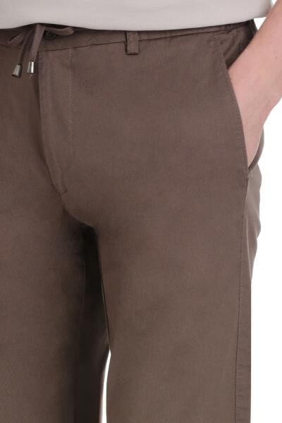 Vizon Rahat Kesim Pamuklu Yandan Cepli Jogger Pantolon - 4