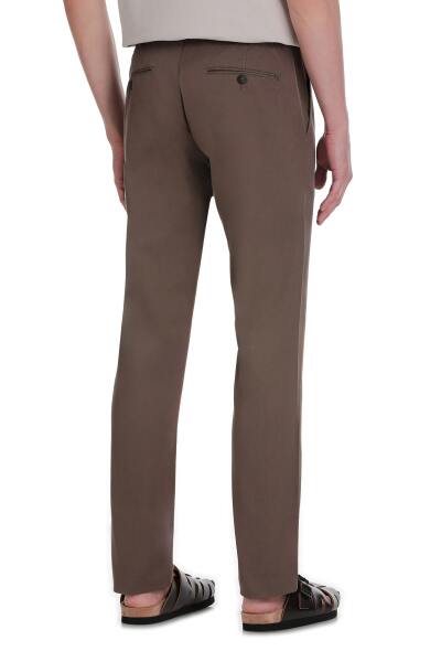 Vizon Rahat Kesim Pamuklu Yandan Cepli Jogger Pantolon - 5