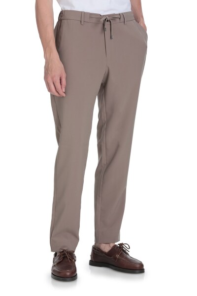 Vizon Rahat Kesim Yandan Cepli Jogger Pantolon 