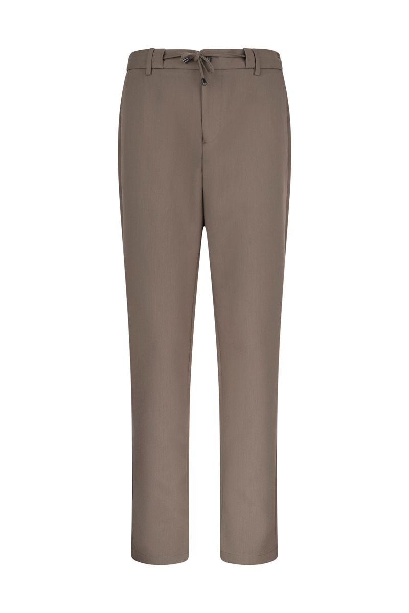 Vizon Rahat Kesim Yandan Cepli Jogger Pantolon - Hatem Saykı