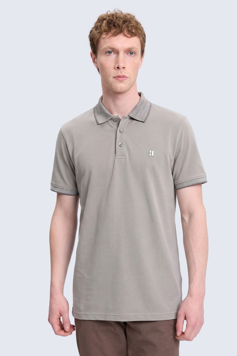 Vizon Regular Fit 100% Pamuklu Polo Yaka Tişört