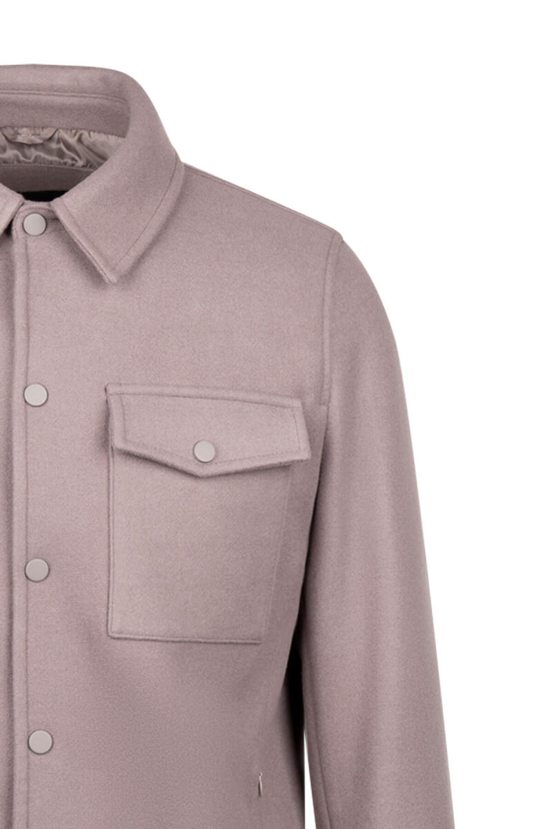 Vizon Regular Fit Uzun Kollu Erkek Gömlek Ceket - HATEM SAYKI (1)