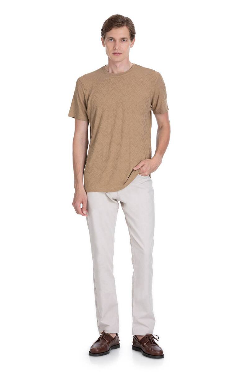 Vizon Regular Fit Bisiklet Yaka Tişört - Hatemoğlu