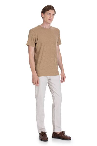 Vizon Regular Fit Bisiklet Yaka Tişört - 3