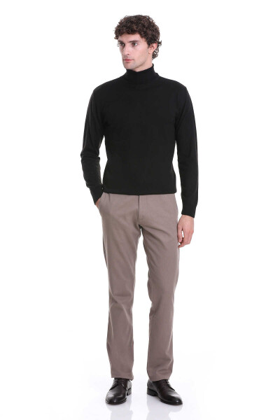 Vizon Regular Fit Pamuklu Yandan Cepli Basic Kanvas Pantolon - 2