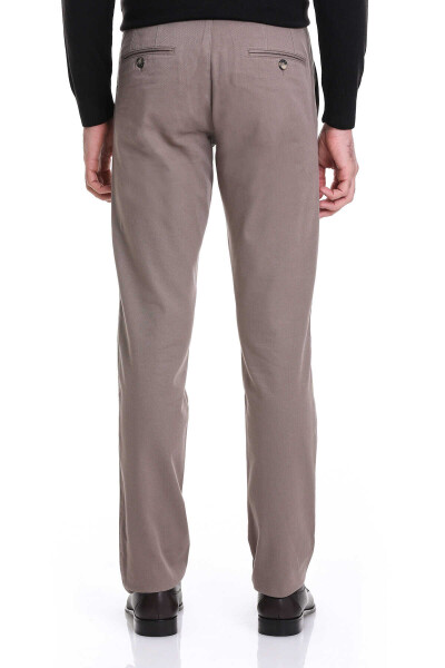 Vizon Regular Fit Pamuklu Yandan Cepli Basic Kanvas Pantolon - 5