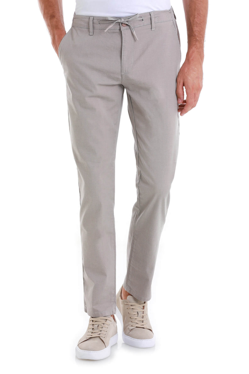 Vizon Regular Fit Desenli Yandan Cep Pamuklu Jogger Pantolon - Hatemoğlu