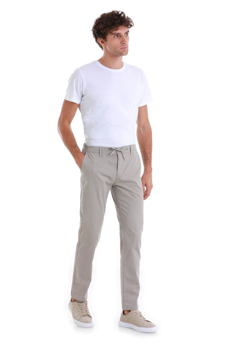 Vizon Regular Fit Desenli Yandan Cep Pamuklu Jogger Pantolon - Hatemoğlu (1)