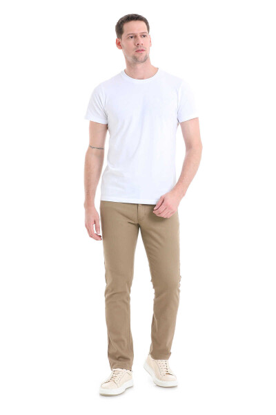 Vizon Regular Fit 5 Cep Pamuklu Kanvas Pantolon - 2