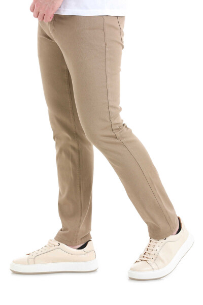 Vizon Regular Fit 5 Cep Pamuklu Kanvas Pantolon - 3
