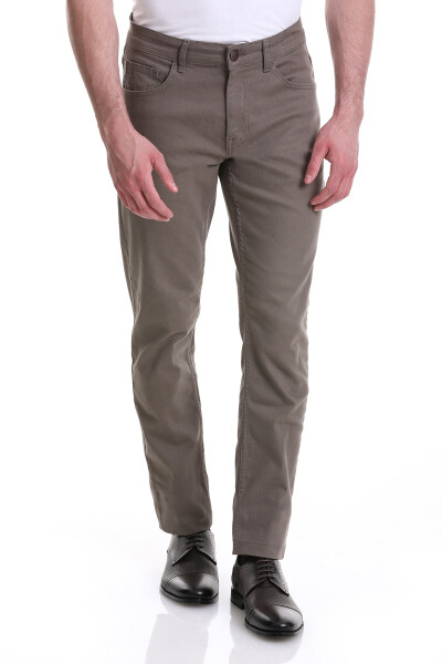 Vizon Regular Fit 5 Cep Pamuklu Kot Pantolon 