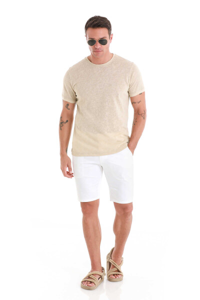 Vizon Regular Fit Bisiklet Yaka Pamuklu Tişört - 2