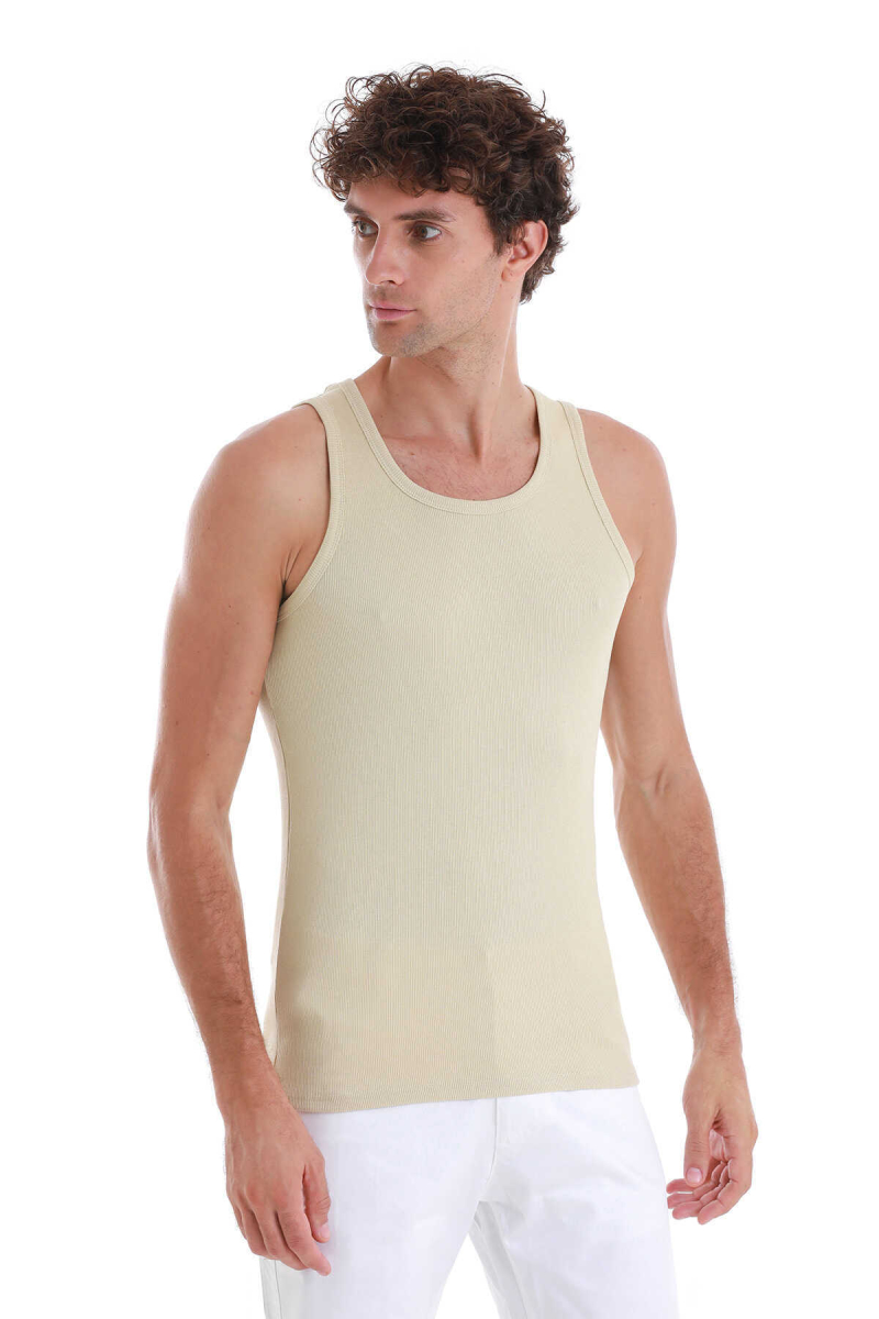 Vizon Regular Fit Pamuklu Örme Atlet - Hatemoğlu (1)