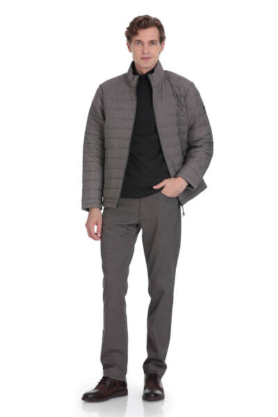 Vizon Regular Fit Hakim Yaka Şişme Mont - 2