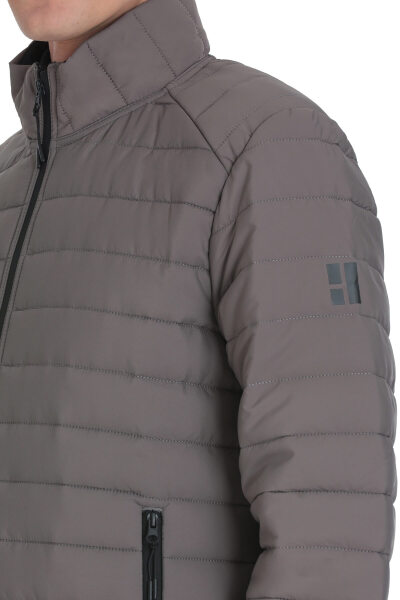 Vizon Regular Fit Hakim Yaka Şişme Mont - 4