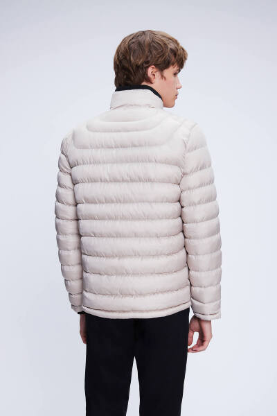 Vizon Regular Fit Hakim Yaka Şişme Mont - 5