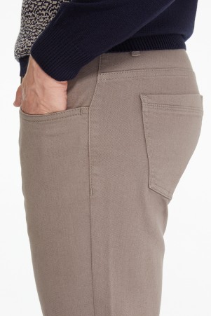Vizon Regular Fit Düz Yüksek Bel Kot Pantolon - Thumbnail