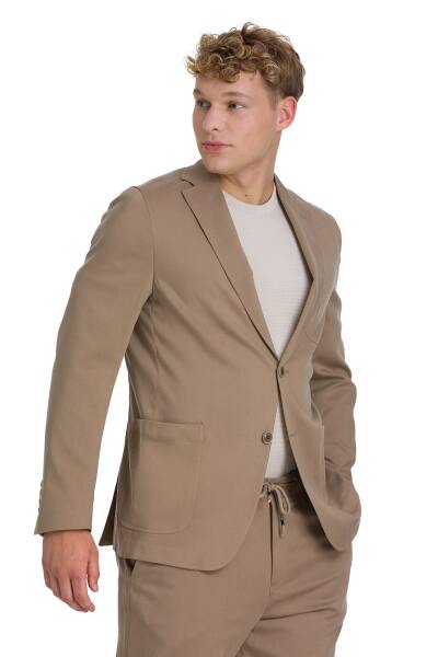 Vizon Regular Fit Mono Yaka Pamuklu Takım Elbise - 4