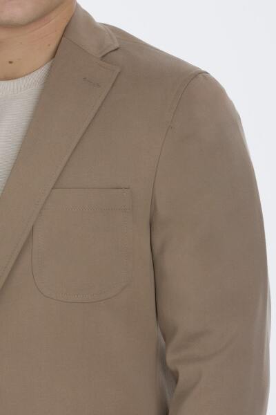 Vizon Regular Fit Mono Yaka Pamuklu Takım Elbise - 6