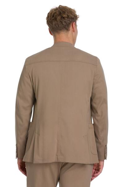 Vizon Regular Fit Mono Yaka Pamuklu Takım Elbise - 7