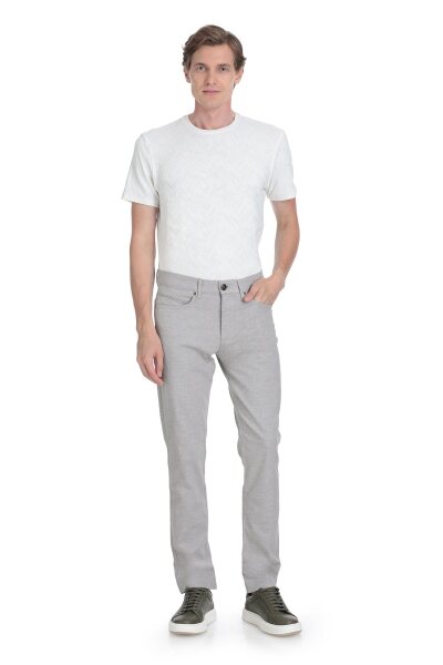 Vizon Regular Fit Pamuklu 5 Cep Kanvas Pantolon - 2