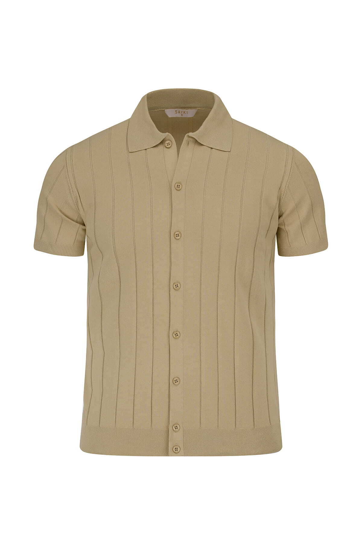 Vizon Regular Fit Polo Yaka Düğmeli Tişört - 3