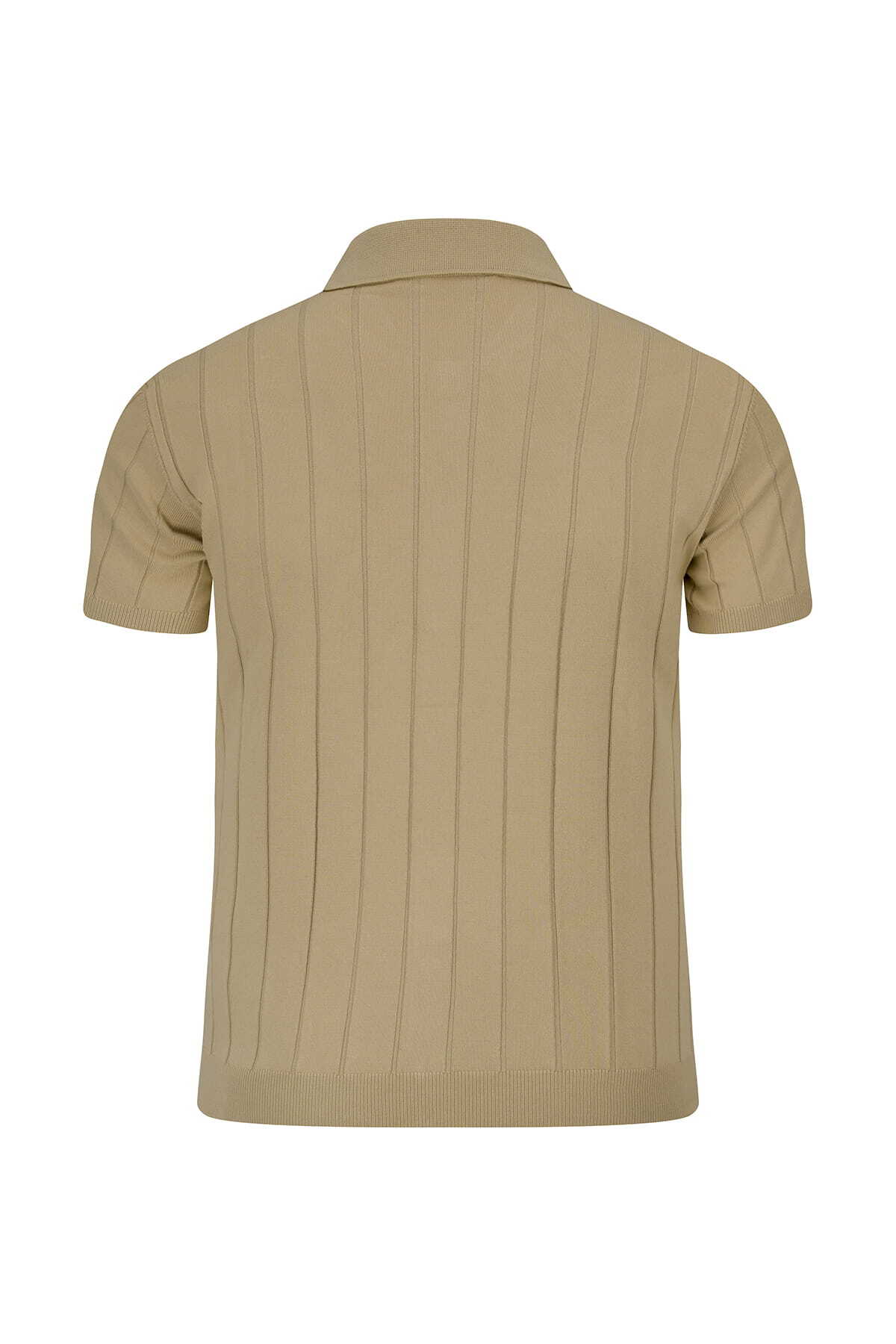 Vizon Regular Fit Polo Yaka Düğmeli Tişört - 5