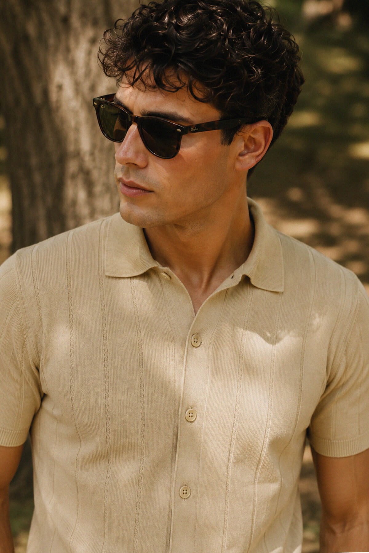 Vizon Regular Fit Polo Yaka Düğmeli Tişört - 1