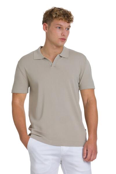 Vizon Regular Fit Polo Yaka Rayon Tişört 