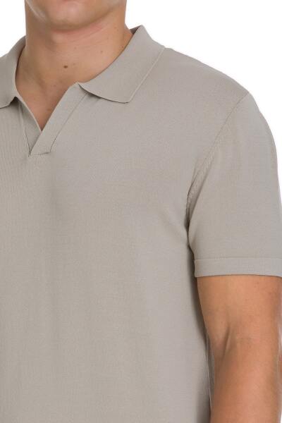 Vizon Regular Fit Polo Yaka Rayon Tişört - 4