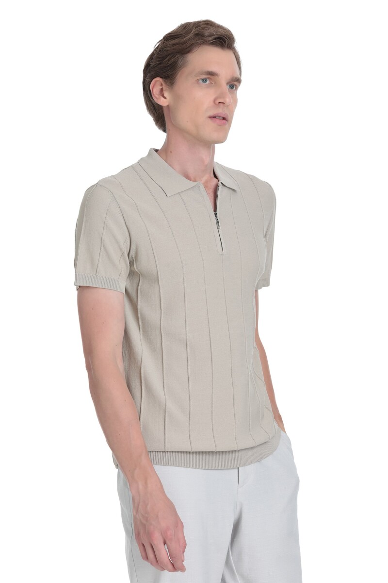 Vizon Regular Fit Polo Yaka Rayon Tişört - Saykı
