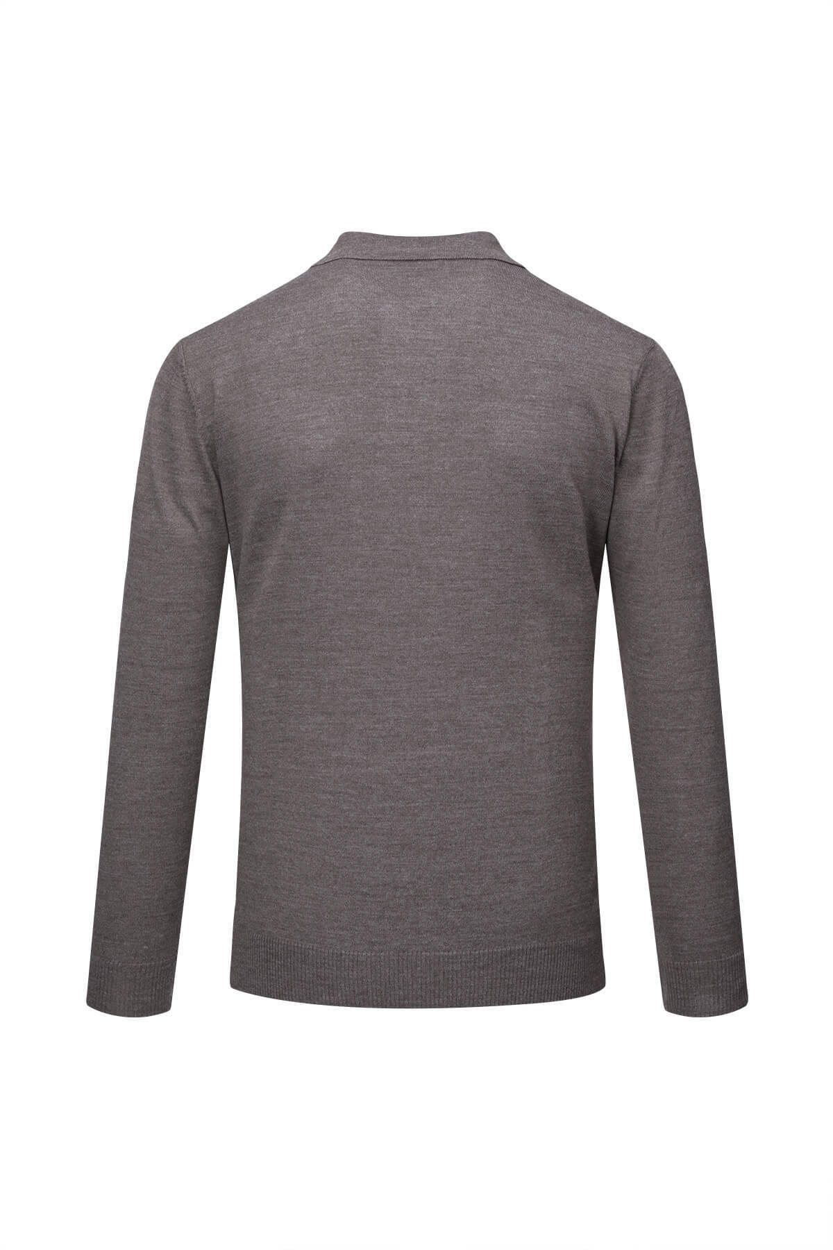 Vizon Regular Fit Polo Yaka Yünlü Kazak - 3