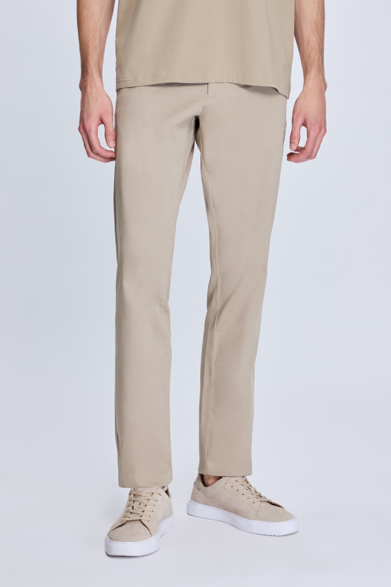 Vizon Regular Fit Yandan Cepli Casual Kanvas Pantolon - Hatem Saykı