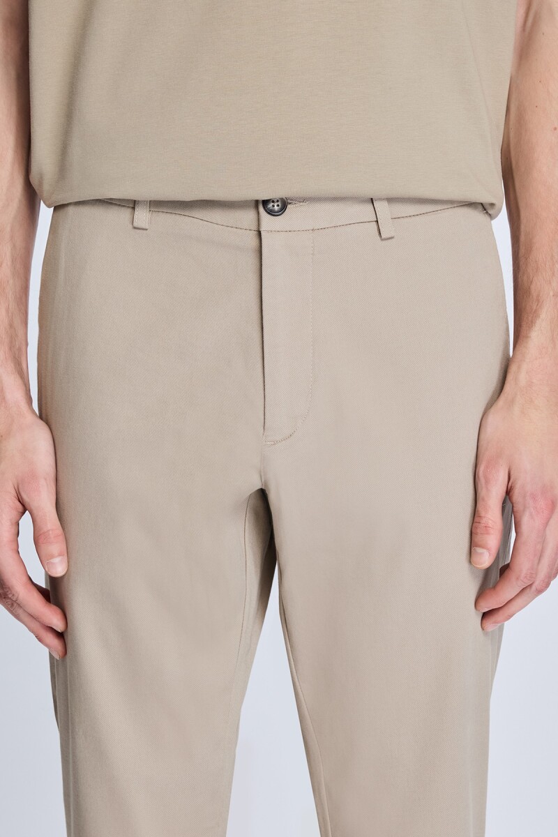 Vizon Regular Fit Yandan Cepli Casual Kanvas Pantolon - Hatem Saykı (1)