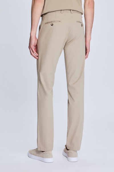 Vizon Regular Fit Yandan Cepli Casual Kanvas Pantolon - 4