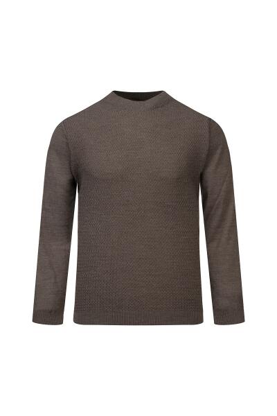 Vizon Regular Fit Yarım Balıkçı Yaka Yünlü Kazak 