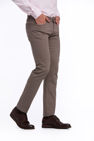 Vizon Regular Fit Pamuklu 5 Cep Kot Pantolon - 5