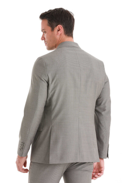 Vizon Slim Fit Kruvaze Klasik Takım Elbise - 7