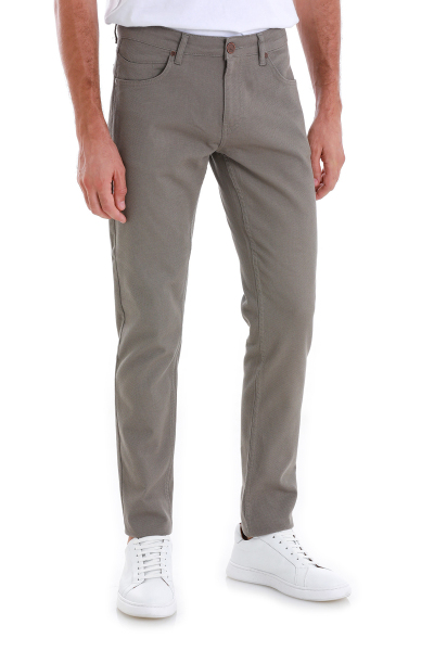 Vizon Slim Fit 5 Cep Pamuklu Kanvas Pantolon - 9
