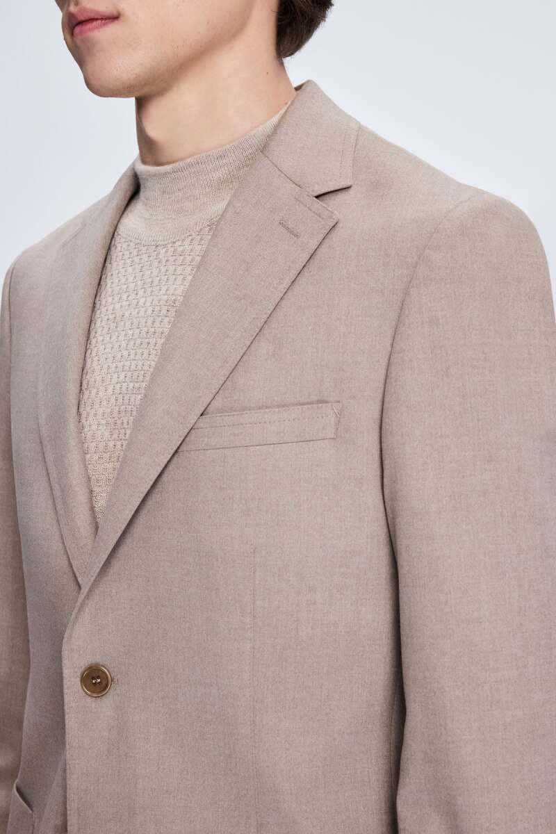 Vizon Slim Fit Mono Yaka Casual Ceket - HTML (1)