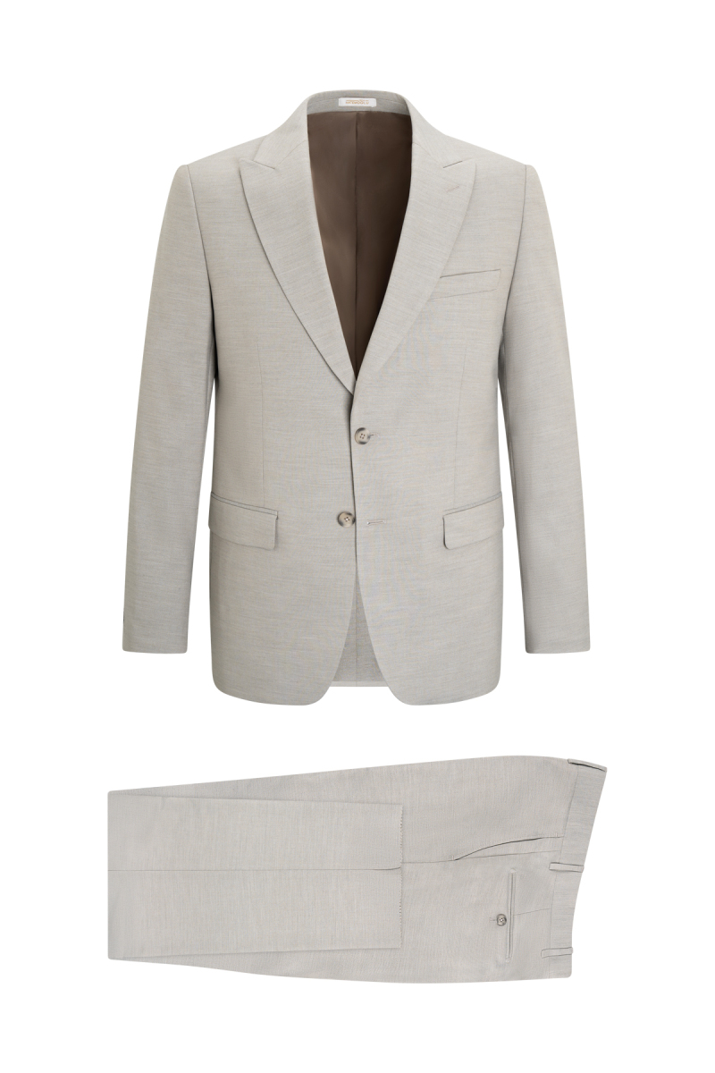 Vizon Slim Fit Sivri Yaka Klasik Takım Elbise - Hatemoğlu