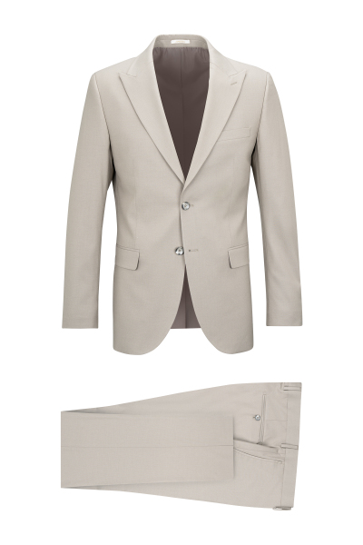 Vizon Slim Fit Sivri Yaka Takım Elbise 